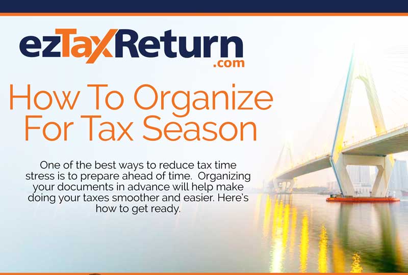 Cómo organizarse para la temporada de impuestos