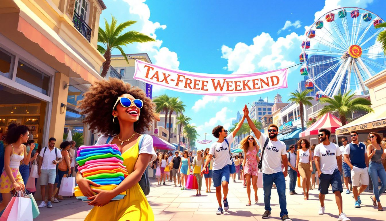 Online shopping experience during the tax free weekend.
