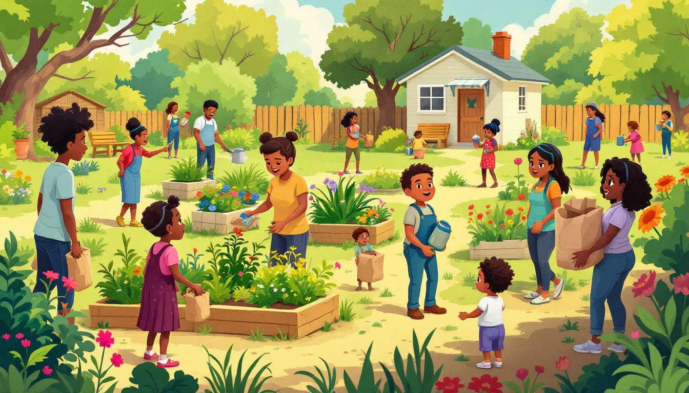 The ripple effect of asking for help in a community setting.