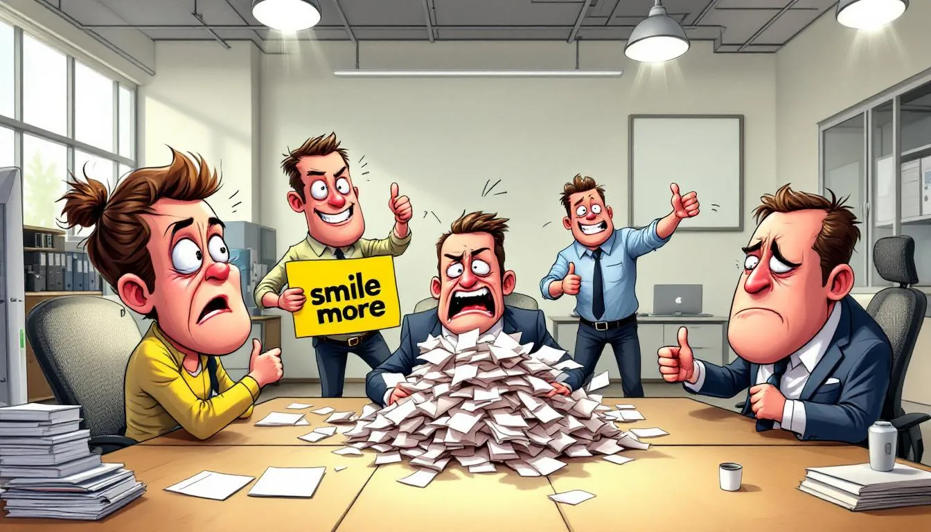 A graphic showing the negative impact of toxic positivity on mental health.