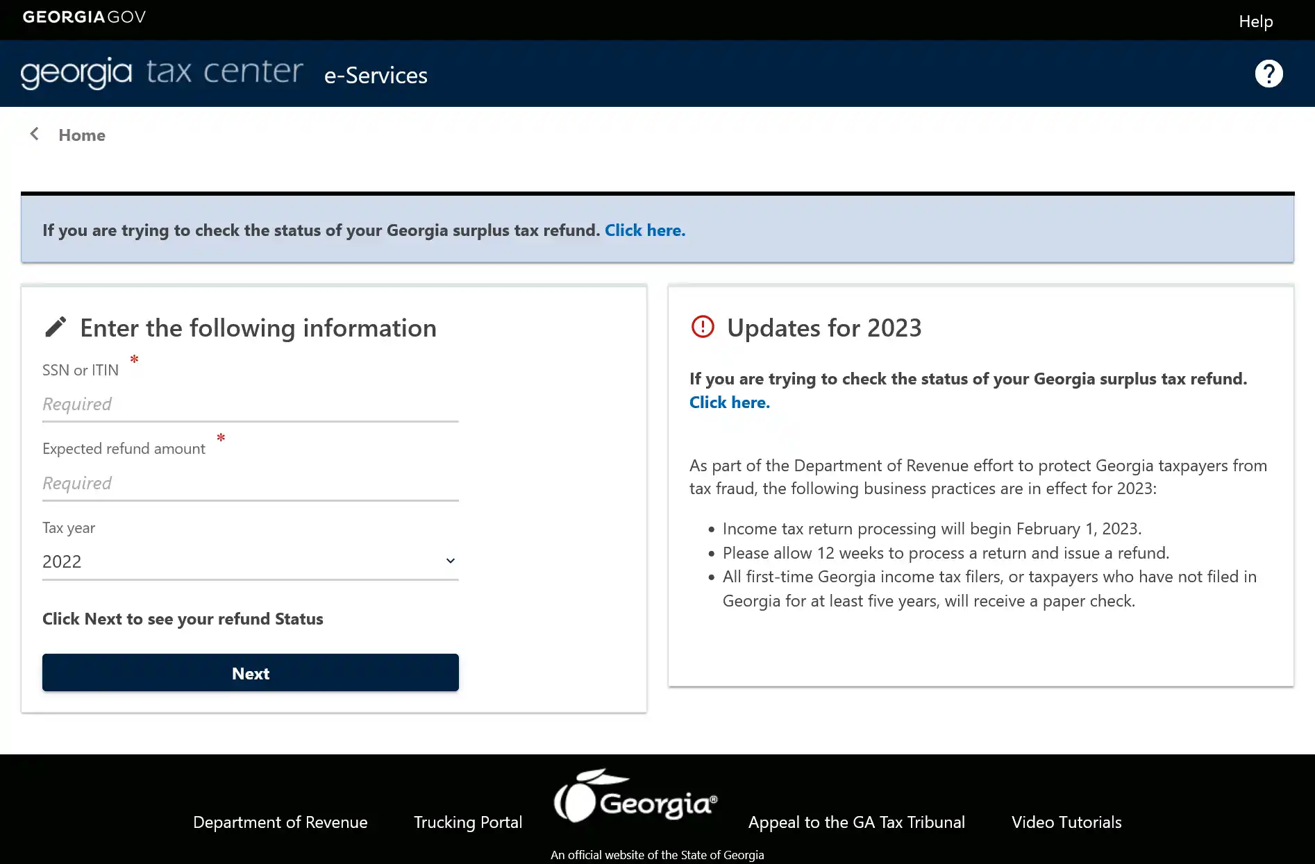 Check Your State Tax Refund Status Online GADOR Refund Guide