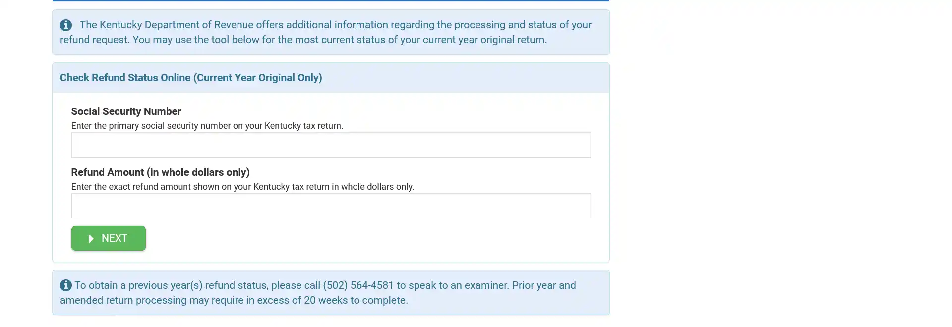 Kentucky State Tax Refund Tracking Where's My Refund? Guide