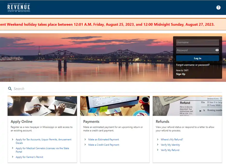 Track Your Mississippi State Tax Refund Status Online